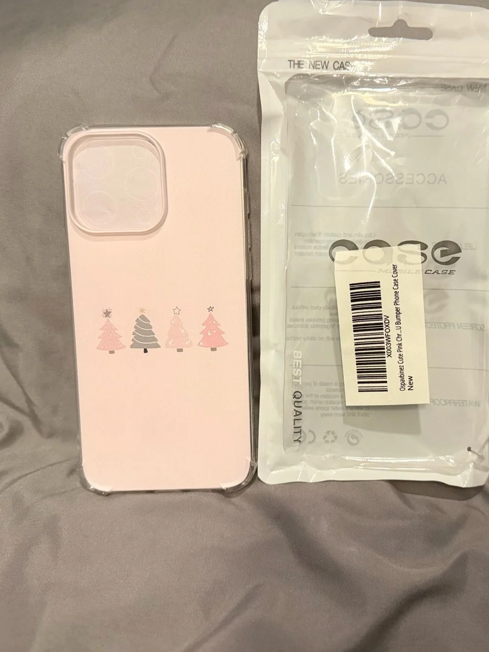 Pink Christmas Tree iPhone 15 Pro Max Case